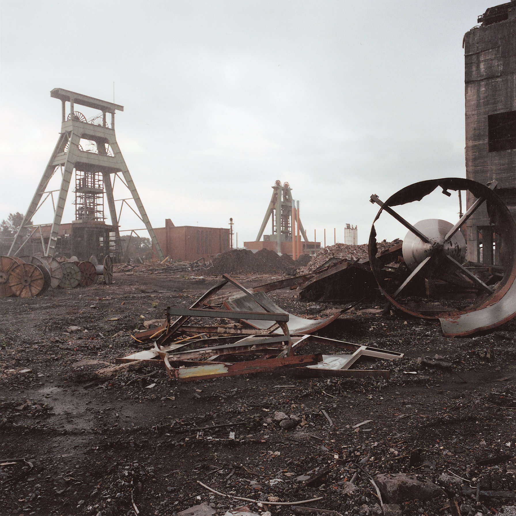 old coal mine, ruhr valley, rheinelbe