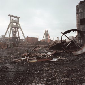 old coal mine, ruhr valley, rheinelbe
